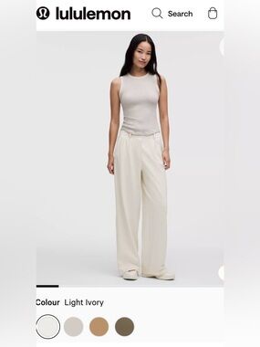 BNWT Lululemon Daydrift Trouser Wide-Leg Pants- Short length